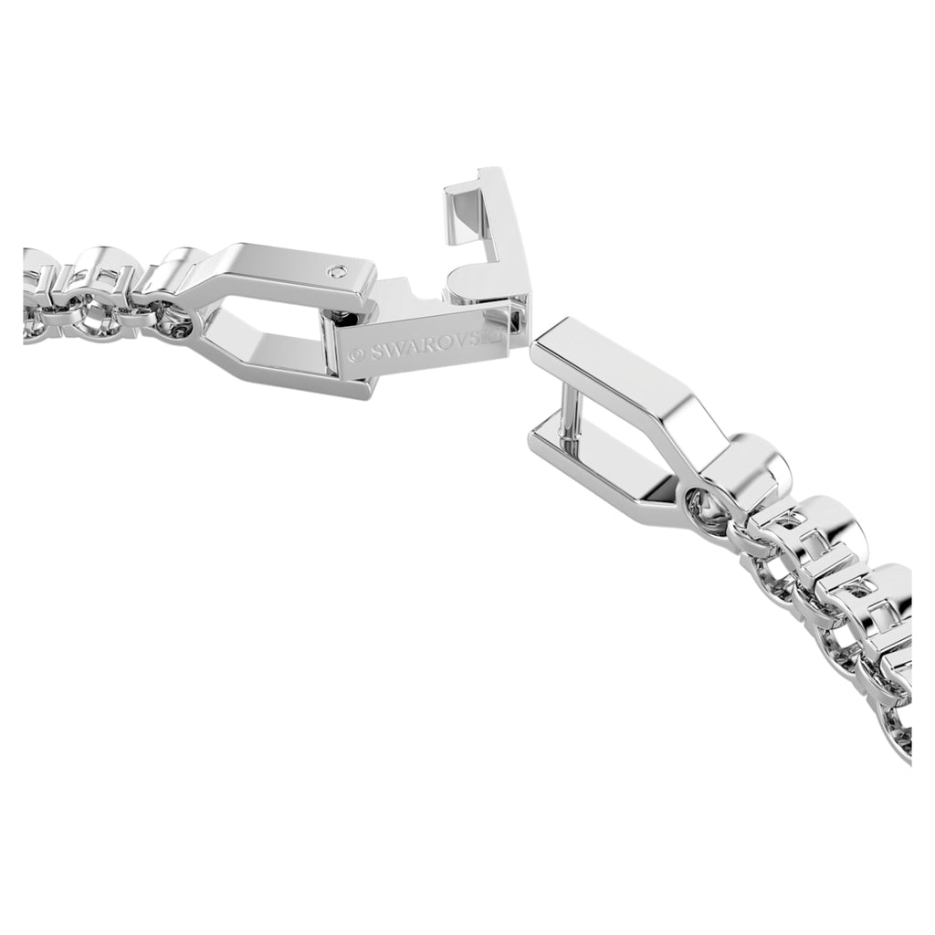 Swarovski Imber Emily Tennis bracelet Round cut, White, Rhodium plated
